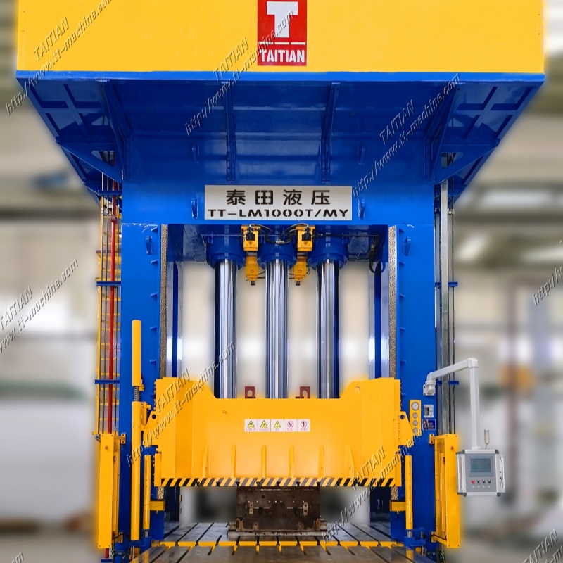 1000 tons Composites Hydraulic Press for ny energibilbatteri Case