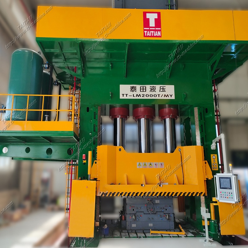 2000 tons hydraulisk pressemaskin for kompositter som danner SMC -dør